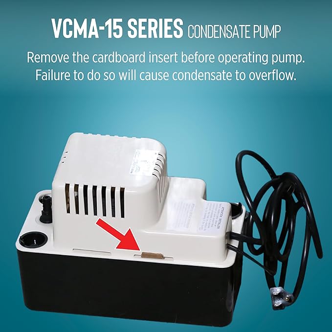 Little Giant VCMA-15ULS 115 Volt, 65 GPH, 1/50 HP Automatic Condensate Removal - Image 9