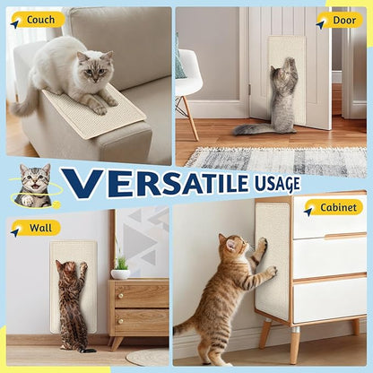 ENONCI​ Corner Cat Scratcher Wall Mounted - Image 5