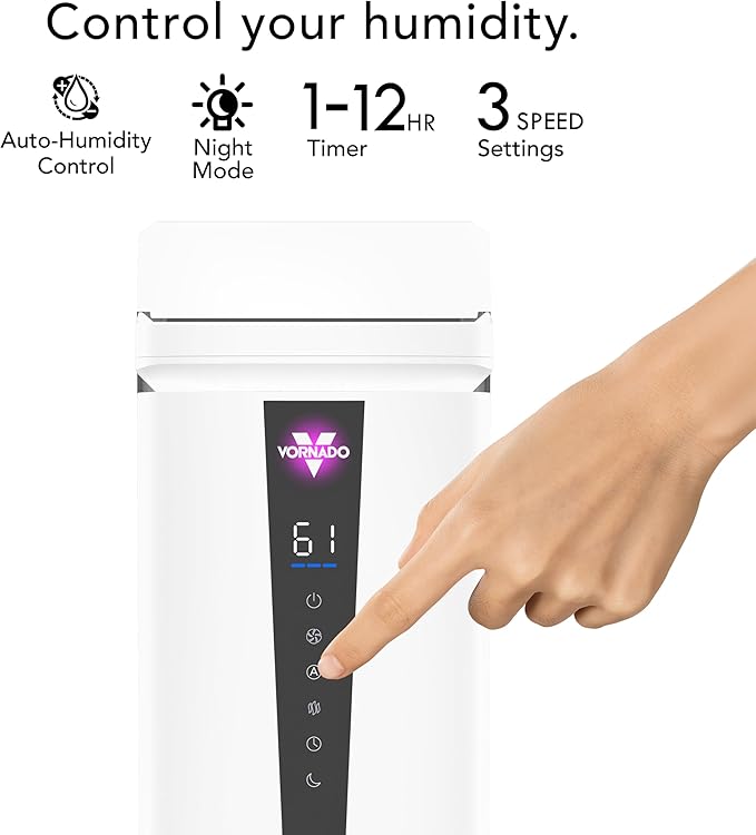 Vornado MISTIC 6 Whole Room Ultrasonic Humidifier, Aromatherapy, 1.5-Gallon Tank - Image 5