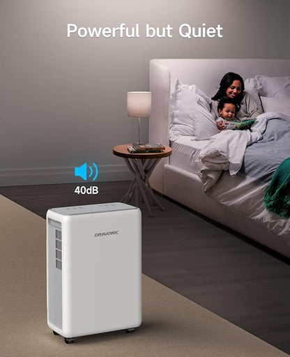 Dehumidifiers for Home with Drain Hose, Smart Humidity Control, 3 Modes for - Image 7
