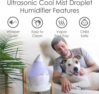 Crane Teardrop Ultrasonic Cool Mist Humidifier - Image 2