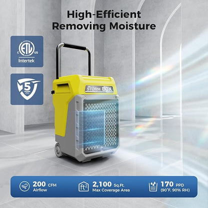 ALORAIR 170 Pints LGR Commercial Dehumidifier - Image 3