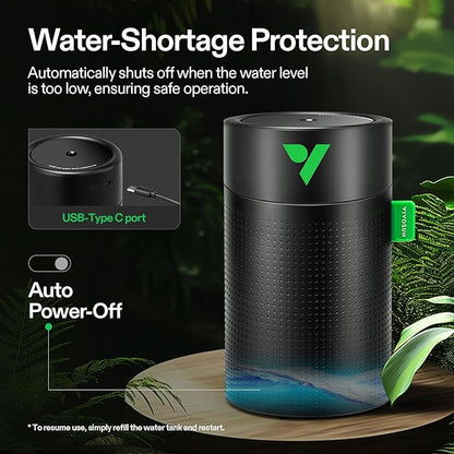 VIVOSUN AeroStream U075 USB Humidifier, 750ml Cool Mist Mini Humidifier - Image 4