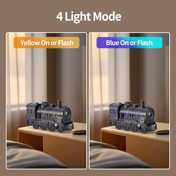 Humidifiers for Bedroom, Cool Quiet Steam Train Looking Mist Air Humidifier - Image 4
