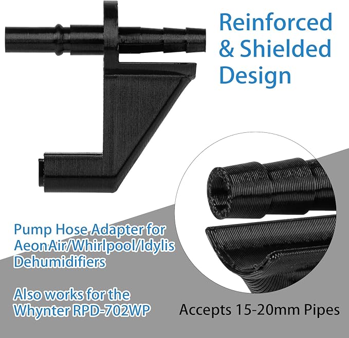 Dehumidifier Parts, Upgraded Dehumidifier Drain Adapter, Universal Fit - Image 2