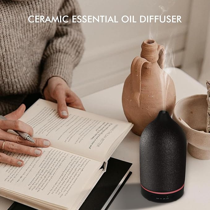 Essential Oil Diffuser Ceramic Diffuser - 150ml Aromatherapy Diffuser - Image 5