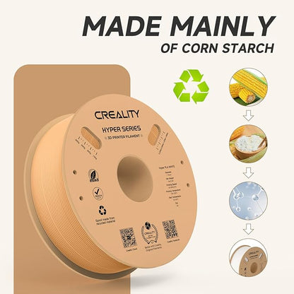 Official Creality Hyper PLA Filament 1.75mm, High Speed PLA 30-600mm/s Rapid 3D - Image 5