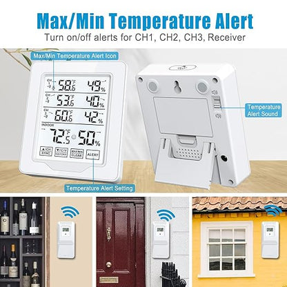 Indoor Outdoor Thermometer Wireless - Image 4