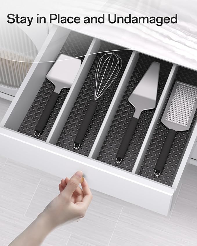 Shelf and Drawer Liner for Kitchen Cabinet, Non-Adhesive 12in x 120in - Image 8