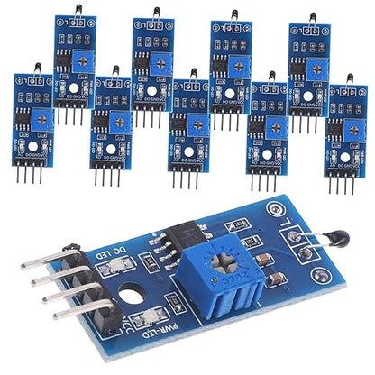 HOMSFOU 10pcs Light Control Photoresistor Relay Sensor Modules Pin Light by HOMSFOU