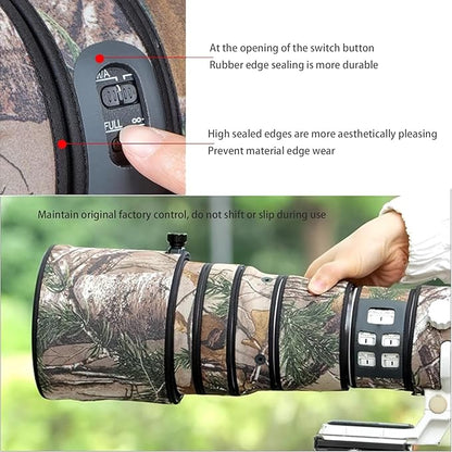 Lens Cover for Fujinon XF 150-600mm OIS WR Camouflage Camera Lens Protection - Image 3