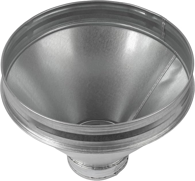 Vent Systems 10" Inch to 4" Inch Duct Reducer – Galvanized Steel HVAC Pipe - Image 6