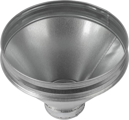 Vent Systems 10" Inch to 4" Inch Duct Reducer – Galvanized Steel HVAC Pipe - Image 6