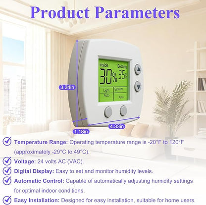 H6062A1000 Digital Humidistat/Dehumidistat Compatible - Image 3