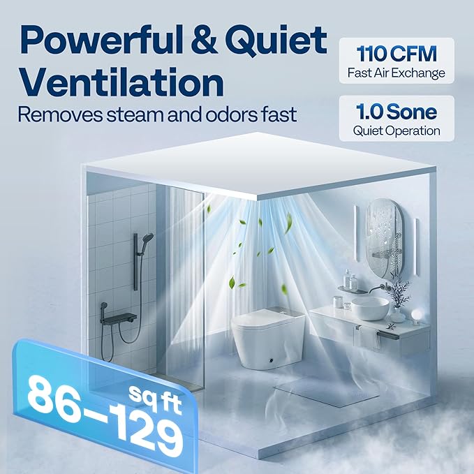 VIVOHOME Bathroom Exhaust Fan - Image 7