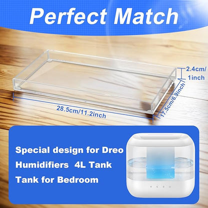 Acrylic Humidifiers Tray for Dreo Humidifier HM311 4L Tank, Leak-Proof Tray for - Image 2