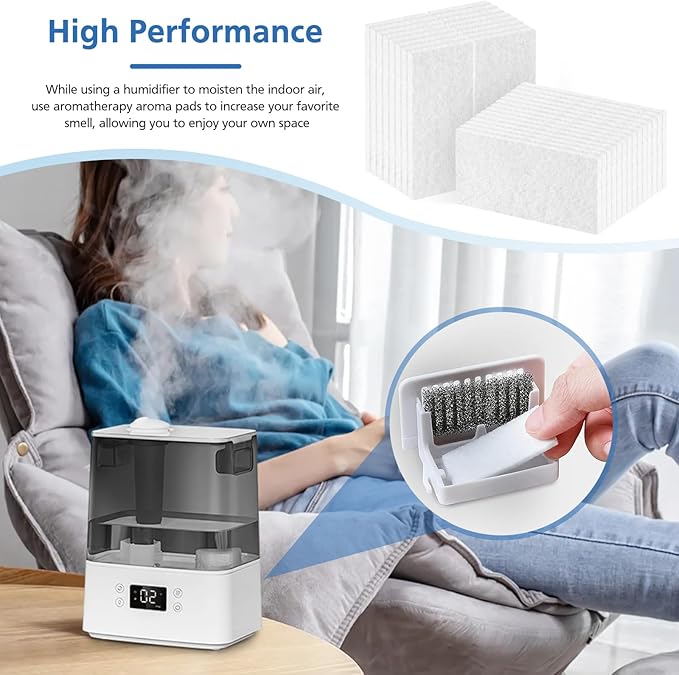 Humidifier Aroma Pads 30 Pack, Aroma Pad Replacement Filter Compatible - Image 3