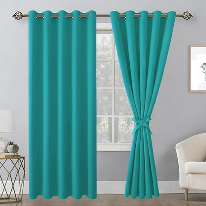 Hiasan Blackout Curtains for Bedroom, 60 x 84 Inches Long - Image 2