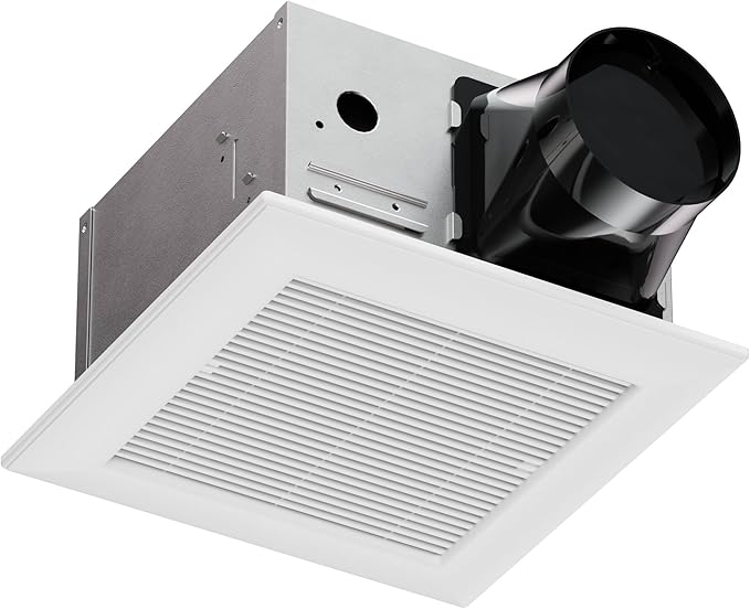Ventilation Fan With Grille for Bathroom and Home, 25W Ceiling Mount Shower by JULLISON