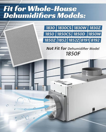 5443 Dehumidifier Filter MERV 8 Washable 10x12x1Fit - Image 2