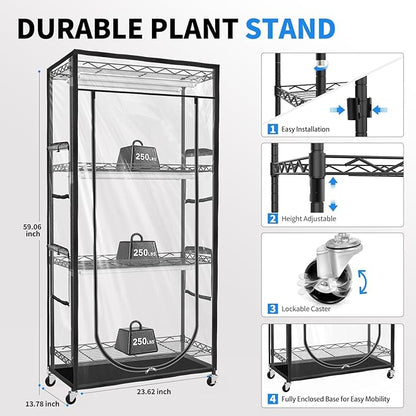 JESLED Indoor Greenhouse with Grow Light - Image 7
