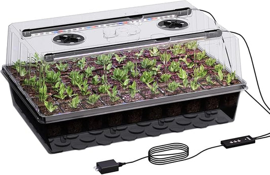 60-Cell Self-Watering Seed Starter Tray by Patigrow
