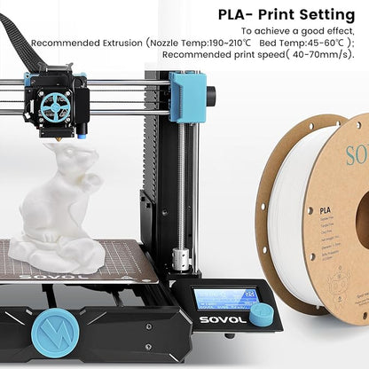 Sovol PLA 3D Printer Filament 2kg Spool Printing Materials, Wiring Tightness - Image 7