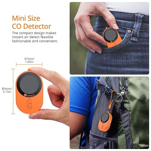 Neoteck Indoor Air Quality Meter Portable Carbon Monoxide Detector 0-1000ppm & - Image 6