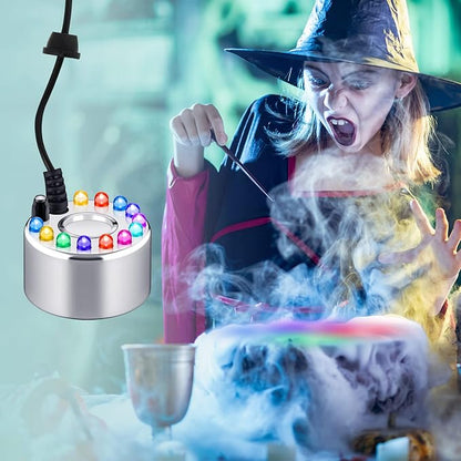 Yaomiao 3 Pcs Halloween Mist Maker Fogger Small Ultrasonic Fog Machine Fountain - Image 6