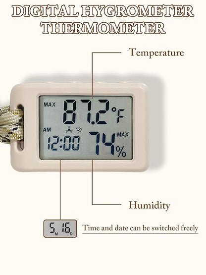 Digital Thermometer, Room Thermometer Indoor, Temperature Humidity Monitor - Image 3