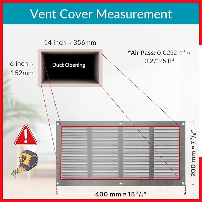 14x6 Vent Cover - Image 6