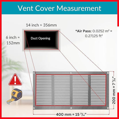 14x6 Vent Cover - Image 6