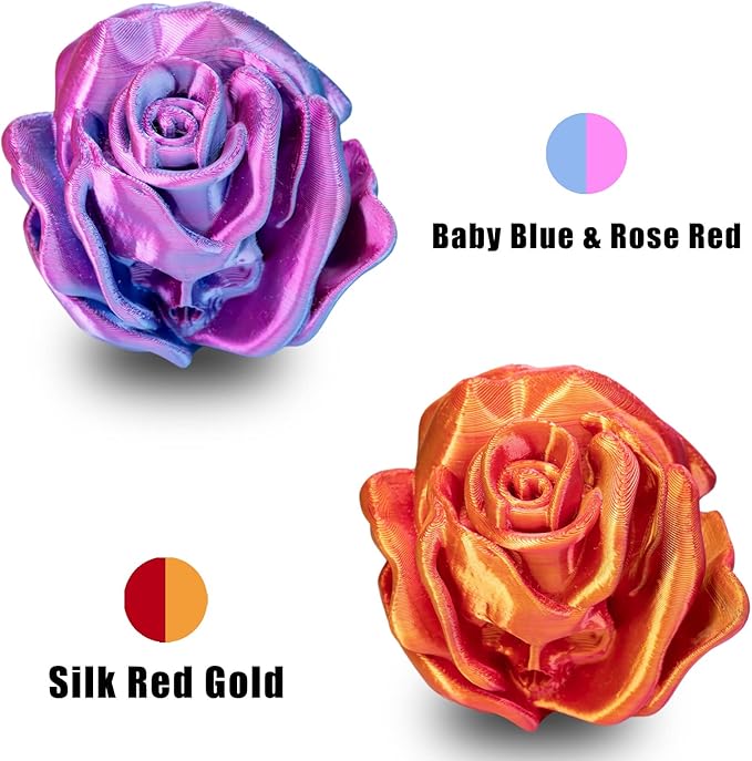 OVV3D 3D Printer Filament, PLA Filament 1.75mm Bundle, Dual Color Filament - Image 3