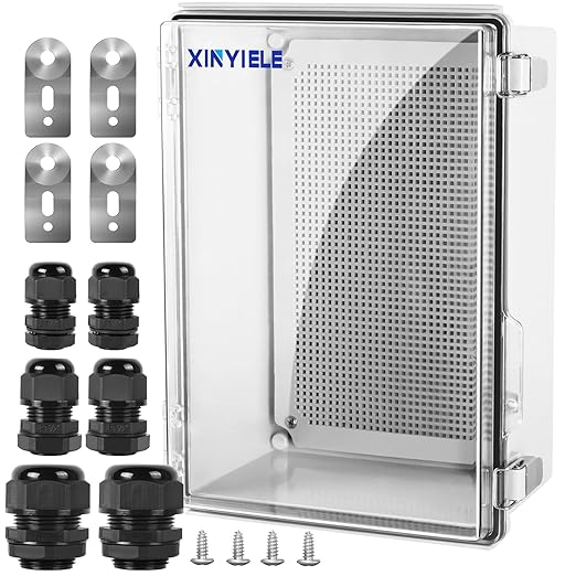 Waterproof Outdoor Project ABS Plastic Junction Box IP67 Weatherproof Dustproof by XINYIELE