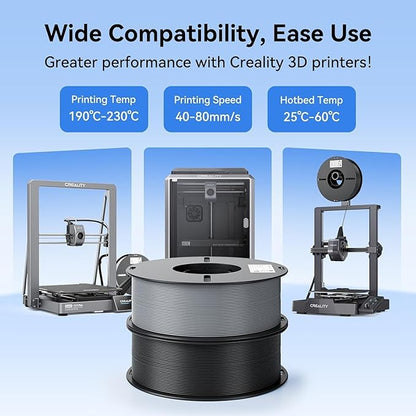 Creality 3D Printer Filament, PLA Filament 1.75mm Bundle, Ender PLA Filament - Image 2