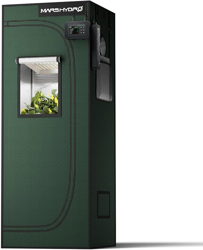 MARS HYDRO 2x2x5 Grow Tent Pro, Larger Observation Window, Controller & Socket by MARSHYDRO
