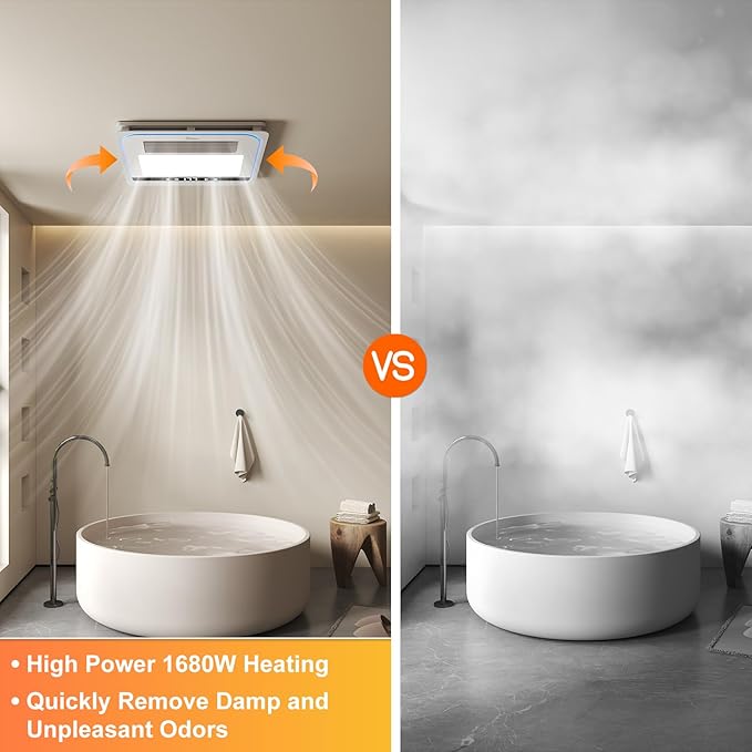 4 in 1 Bathroom Exhaust Fan - Image 4