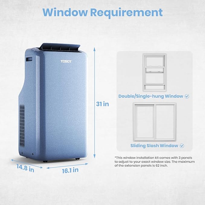 TOSOT 14, 000BTU Wifi Portable Air Conditioner - Image 5