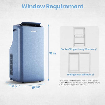 TOSOT 14, 000BTU Wifi Portable Air Conditioner - Image 5
