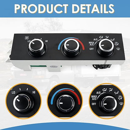 599-217 Heater A/C Control Switch, Front Climate Control Module Compatible - Image 6