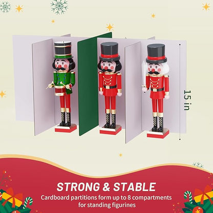 Nutcracker and Figurine Collectibles Storage Box， Large Ornament Storage - Image 4