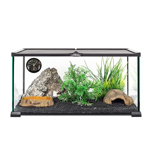REPTI ZOO Reptile Terrarium Thermometer Hygrometer Dual Gauges Pet Rearing Box - Image 4