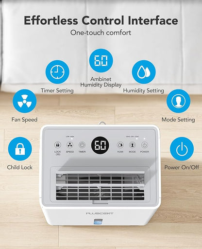 1, 500 Sq. Ft Dehumidifier for Basement, 21 Pints Dehumidifiers for Home - Image 5