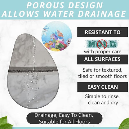 ENKOSI Loofah Non-Slip Shower and Bath Mat - Image 4