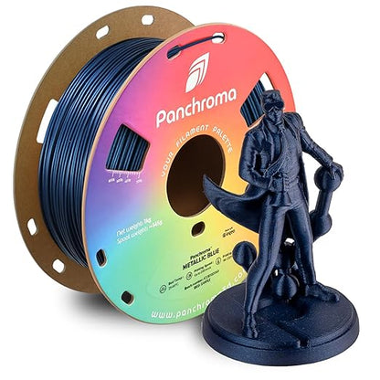 Polymaker Panchroma Metallic PLA Filament, Metallic Blue 1.75mm 3D Printing by Polymaker