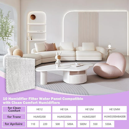 10 Humidifier Filter Water Panel Compatible - Image 5