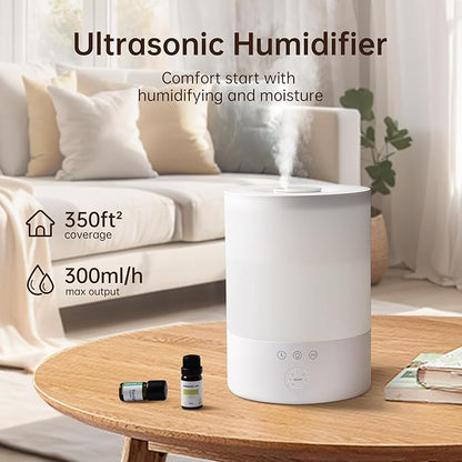 YOGIN Humidifiers for Bedroom Large room, Top fill 2.5L Ultrasonic cool mist - Image 2