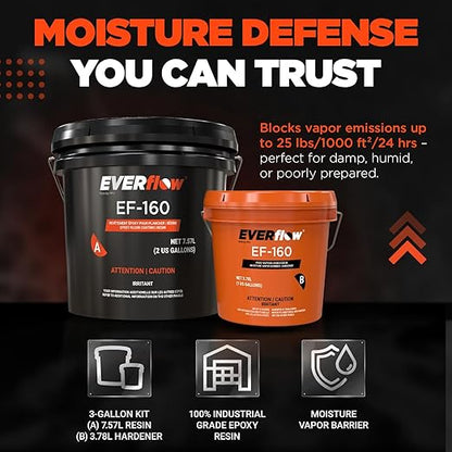 MPC-160 Epoxy Moisture Vapor Barrier, Moisture-Barrier Floor Epoxy Kit - Image 2