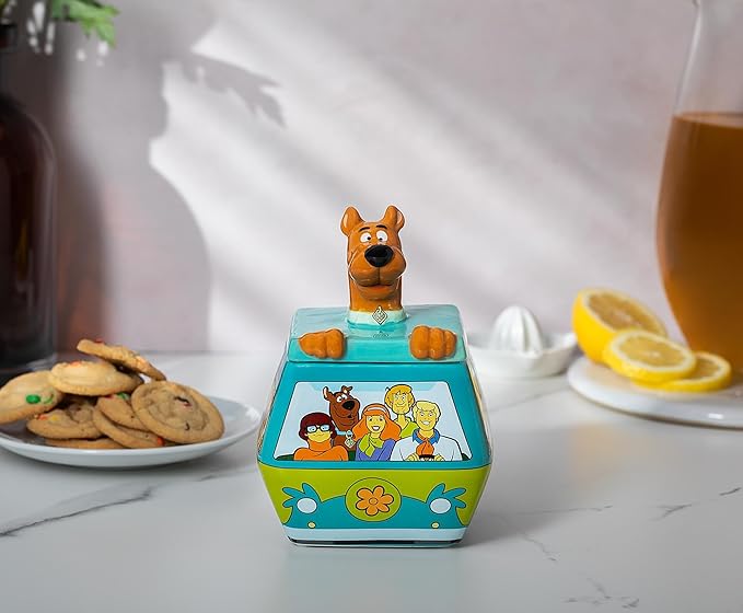 Silver Buffalo Scooby-Doo Mystery Machine Small Sculpted Ceramic Snack Jar - Image 7