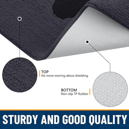 Smiry Dog Door Mat for Muddy Paws, Absorbs Moisture and Dirt, Low-Profile - Image 6